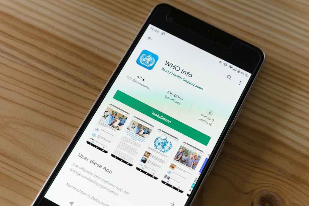 patient using health app